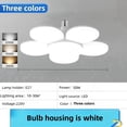 thumbnail image 3 of Lámpara de ciruelo de cinco hojas LED E27, 220 V, regulable en pared, plegable, con atenuación de tres colores, 3 of 4