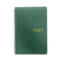 52 Week Planner 2025 Daily Planner Full Page 52 Week Self Discipline Punch Book Daily Planner Daily Calendar January 2025- December 2025,Spiral Notebooks,Hard Cover,Green