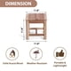 thumbnail image 3 of Banco Escalón VICTORY RELAX Madera de Acacia 30 cm Impermeable, 3 of 9