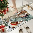 thumbnail image 6 of RBCKVXZ Winter Chirstmas Welcome-Doormat Outdoor-Entrance Front Door Mat, Seasonal Entryway-Rug Non-Slip Dirt-Trapping Indoor-Outside Porch Mat 16"x24" for Home Decor, 6 of 6