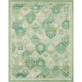 thumbnail image 1 of Unique Loom Penrose Collection Distressed Traditional Vintage Area Rug, 8 x 10 Feet, Green/Beige, 1 of 1