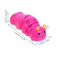thumbnail image 2 of RUNROTOO 8Pcs Toys Caterpillar Plastic Toy ABS Random Color, 2 of 6