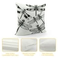 thumbnail image 4 of COMIO  Dragonfly Throw Pillow Covers Animal Sketch Bird Bug Wings Pillowcases Cushion Cover for Men Women Sofa Bed, 4 of 5