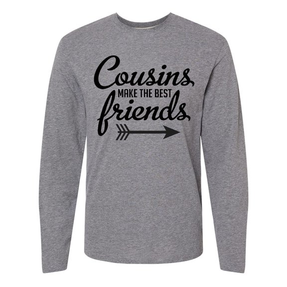 Inktastic Cousins Make the Best Friends with Arrow Long Sleeve T-Shirt