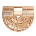 thumbnail image 1 of Bolsa Borse da donna in bambù, fatte a mano, per le vacanze al mare, tote/semi-cerchio-201938.03, 1 of 9