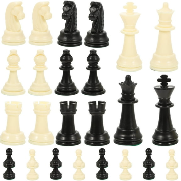 WRISTBIQUE Game Chess Pieces Replacement PP Assorted Color 1 Set