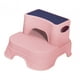 thumbnail image 2 of Taburete multiusos de dos escalones para niños, ideal para entrada, baño y cocina. rosa, 2 of 9