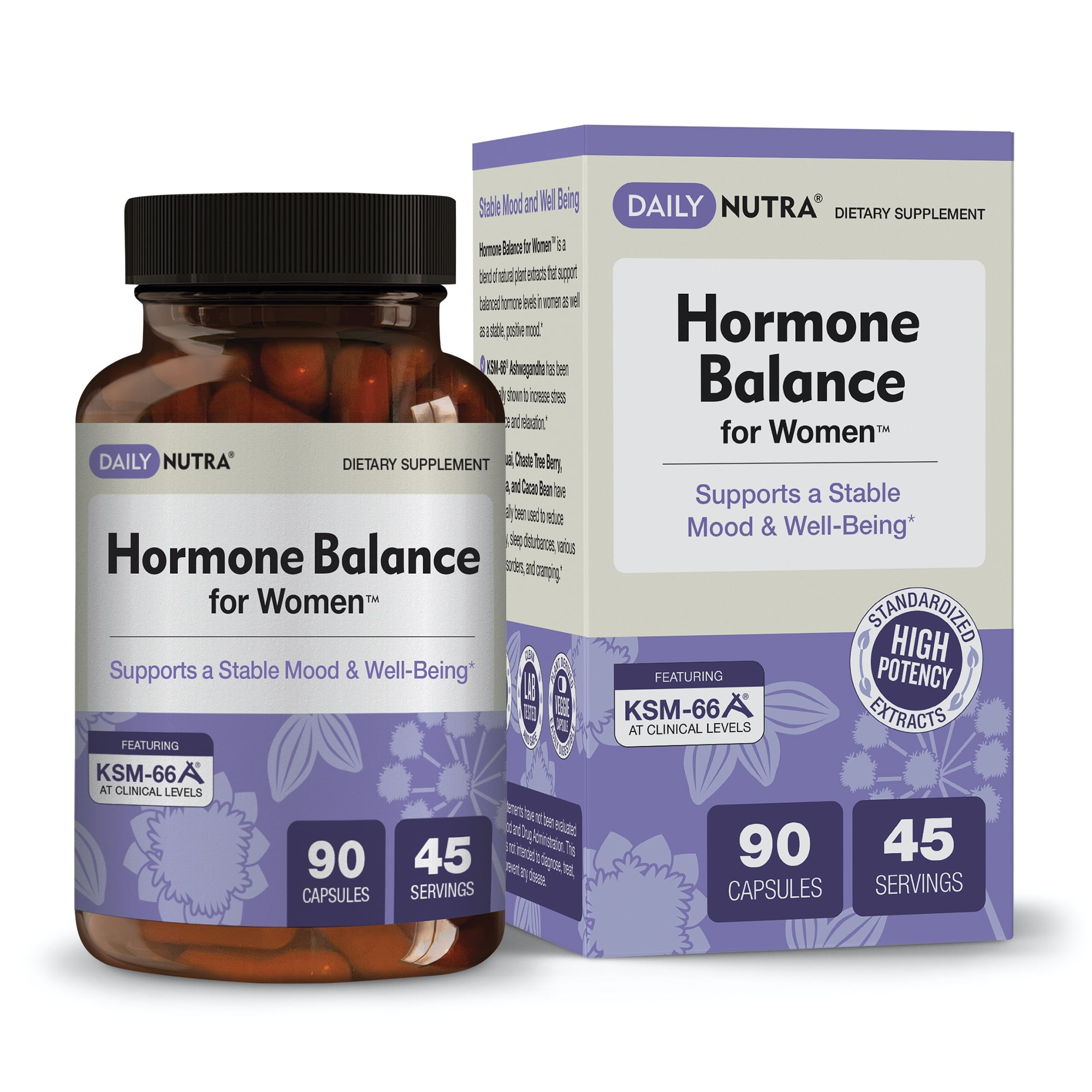 Hormone Balance For Women By Dailynutra Natural Mood Supplement Pms Relief And Menopause