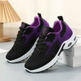 thumbnail image 6 of Dakaela Womens Air Running Shoes Lightweight Walking Tennis Sneakers Slip on Sport Shoes Black 6, 6 of 8