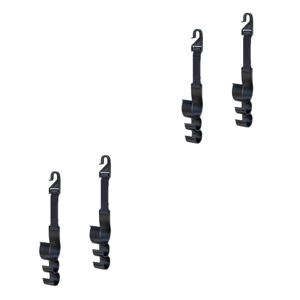 Riwesomey 1 par de ganchos traseros de asiento de coche ABS, reemplazo portátil, bolsa de compras modificada, botella de agua, colgador de Normal 2piezas