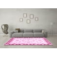 thumbnail image 3 of Ahgly Company Indoor Rectangle Oriental Pink Traditional Area Rugs, 7' x 9', 3 of 4