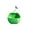 Green, variant on SLYNSHome Wall Mount Drain Storage Basket,Green Apple Shaped Hollow Organizer Bin, Multipurpose Kitchen Utensil Holder For Refrigerator Sink Wall
