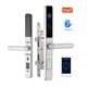 thumbnail image 4 of Cerradura de Puerta Inteligente Tuya WiFi con Cámara, Huella Dactilar, RFID, Acceso con Contraseña, Timbre de Seguridad Deslizante con Mirilla, 2885 mm., 4 of 7