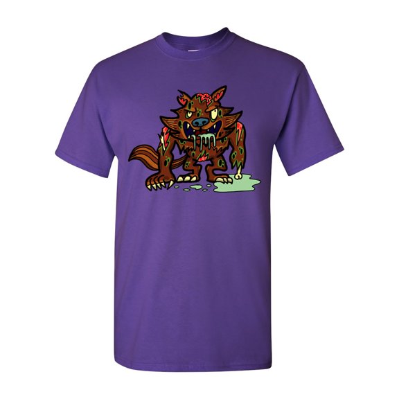 Zombie Werewolf Undead Animals Adult DT T-Shirt Tee