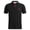 Black, variant on Mens Graphic T-shirts Short Sleeve Polo Shirts Goat Print Button Lapel Business Casual Summer Top Navy M