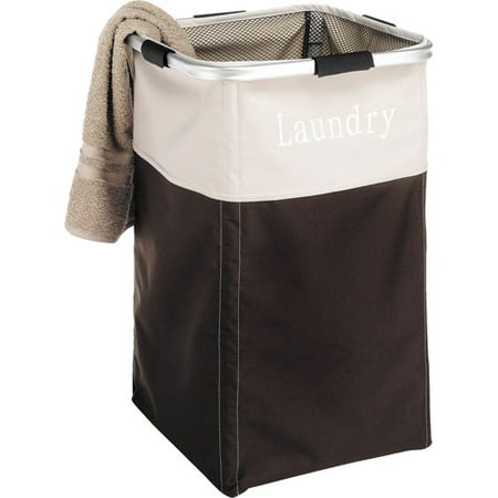 Whitmor Easycare Laundry Hamper - Espresso - 13.5
