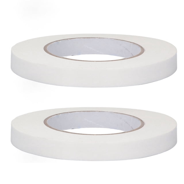 Adhesivo De Cinta Resistente A Los Rayos UV, 2 Piezas Fácil Eliminación De Cinta De Doble Cara Rollo De 15 Mm De Ancho PE Impermeable
