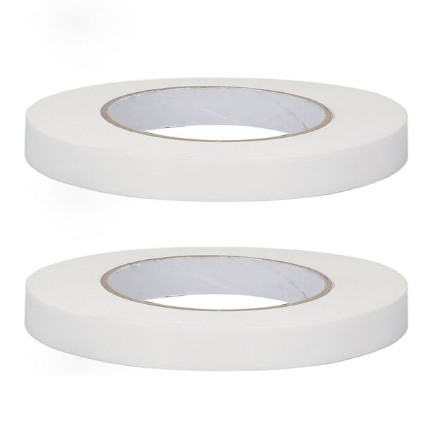 Adhesivo De Cinta Resistente A Los Rayos UV, 2 Piezas Fácil Eliminación De Cinta De Doble Cara Rollo De 15 Mm De Ancho PE Impermeable