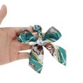 thumbnail image 4 of Unique Bargains 1 Pc Fashion Bow-knot Scarf Handbag Charm Bag Accessories Green, 4 of 5