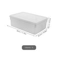 thumbnail image 2 of FOMIYES  Ice Container for Freezer Reusable Block Mold Tray Big Shape White, 2 of 8