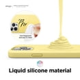 thumbnail image 4 of Funda de teléfono Elago Liquid Silicone para iPhone 13 Pro Max, color amarillo, 4 of 8