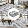 thumbnail image 5 of Washable Area Rug 5' x 7' Rugs, Ultra Thin Dining Room Rugs Bedroom Rug, Boho Distressed Farmhouse Accent Indoor Throw Rugs Floor Carpet for Living Room Bedroom, Gray, 5 of 6