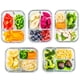 thumbnail image 2 of Contenedores para Preparar Comidas C CREST Juego de 5 de Vidrio con 3 Compartimentos de 1000 ml, 2 of 6