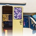 thumbnail image 2 of FUIALDOLG RV Entry Door Window Shade Sunshade Hook and Loop Fastener Camper Privacy Entrance Sun Blackout Fabric 17.3" x 26" (Purple Camo), 2 of 7