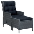 thumbnail image 5 of vidaXL 5 Piece Patio Dining Set Dark Gray, 5 of 8