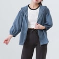 thumbnail image 2 of KyCheLot Women's Plus Size Coats Long Sleeve Zip up Solid Color Hoodie Jackets Loose Breathable Workout Clothes, 2 of 7