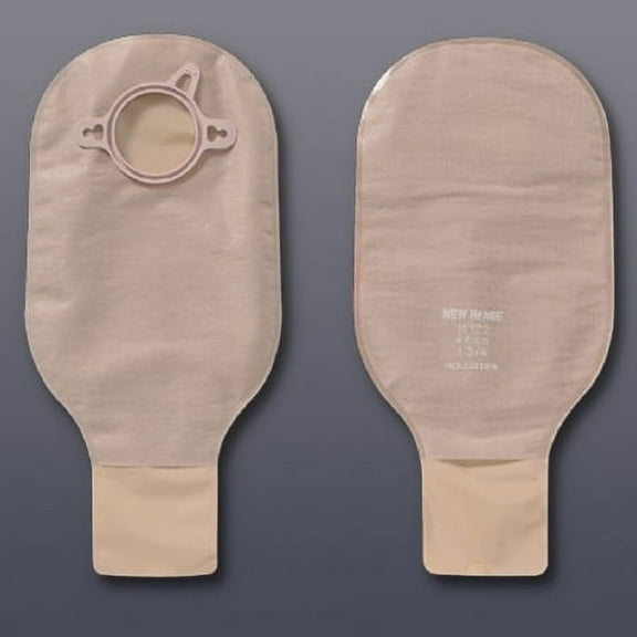 Ostomy Drain Pouch, 2 Piece 2-3/4" Flange - Item Number 18124 - 10 Each / Box - 2-3/4", Beige