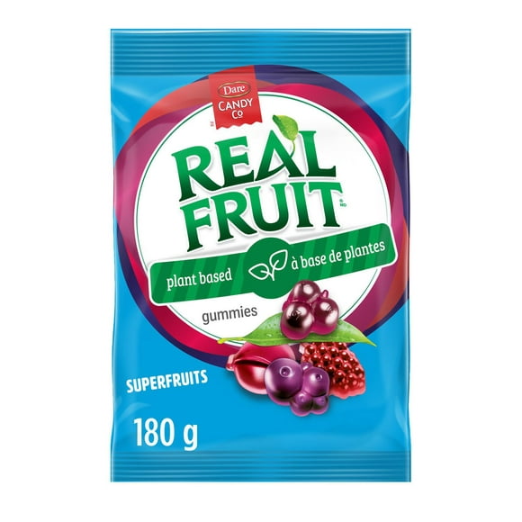REALFRUIT Gummies superfruits de Dare, Dare Real Fruit Bonbons 180 g