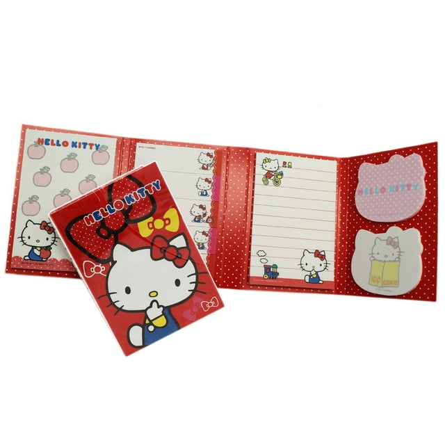Hello Kitty Red Colored Cover Assorted Sticky Note Book (5 Different