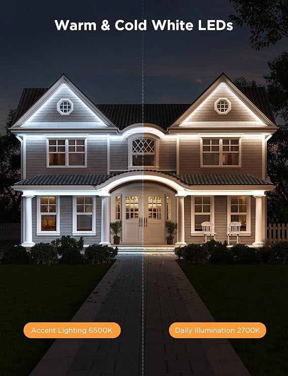 Govee RGBICWW Outdoor LED Strip Lights (65.6 ft)