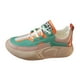 thumbnail image 5 of Zapatos casuales de mujer, zapatillas de deporte de suela gruesa a la moda, zapatos para caminar al aire libre, zapatos deportivos Verde jinwen  Zapatillas de mujer con plataforma, 5 of 8