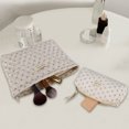thumbnail image 1 of Bolsa organizadora de maquillaje para mujer con cremallera Almacenamiento Embrague Uso diario Bolsa Monedero Conjunto Hugtrwg Para estrenar, 1 of 9