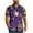 Purple#1, variant on UVEASISHA Mardi Gras Hawaiian Shirts for Men Fashion Mask Print Button Down Shirt Big and Tall Short Sleeve New Orleans Party Shirts Mens Gifts Purple#2 S