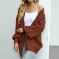 thumbnail image 4 of Sweater Cardigan Women Knit Lightweight Coffee Cardigan Comfort Colors Fall Outfits Ladies Cardigans, 4 of 8