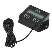 12V LCD Display Tachometer Hour Meter Motorcycle 2&4 Stroke Gasoline Engine