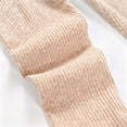 thumbnail image 5 of Loopsun Toddler Girls Leggings, Toddler Boys Girls Cotton High Waist Stretch Knit Solid Plus Keep Warm Casual Leggings Pants Pink, 5 of 5