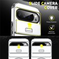 thumbnail image 3 of for Google Pixel 10 Pro XL , Military Grade Shockproof Bumper Rugged Rotating Stand Ring Holder Anti-Scratch Magnetic Cover Compatible with Car Mount Case,Siver,For Pixel 10 Pro XL, 3 of 10
