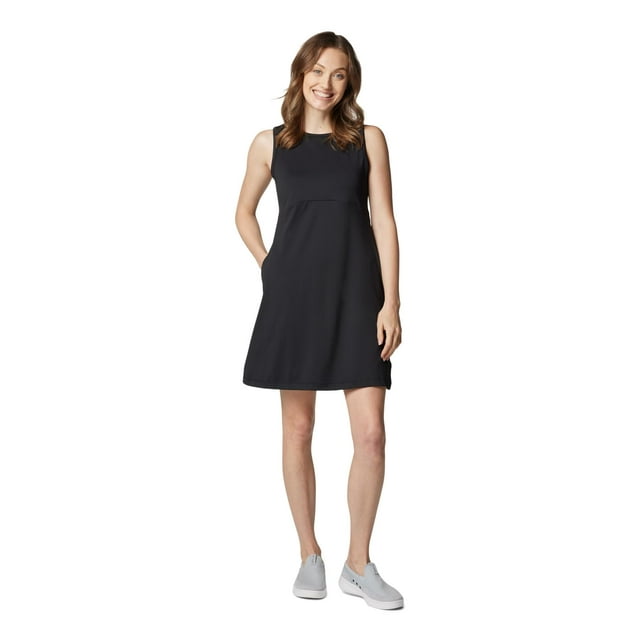 Vestido sin mangas Columbia Freezer para mujer, color negro, talla L