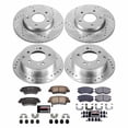 thumbnail image 3 of PowerStop Front and Rear Z23 Evolution Sport Carbon-Fiber Ceramic Brake Pad and Drilled & Slotted Rotor Kit Fits: KIA Select Models K6310, 3 of 10