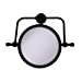 thumbnail image 3 of Allied Brass RWM-4/5X Retro Wave Collection Wall Mounted Swivel 8 Inch Diameter with 5X Magnification Make-Up Mirror, Matte Black, 3 of 3