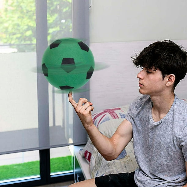 Boule De Football Intérieur Silencieuse 8 Pouces Pour Enfants - Ballon Mousse Douce PU