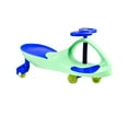 thumbnail image 2 of Joybay Premium LED-Wheel Swing Car Ride on Toy - Lime Green, Great for Both Indoor and Outdoor Play, Endless Riding Fun, 2 of 6