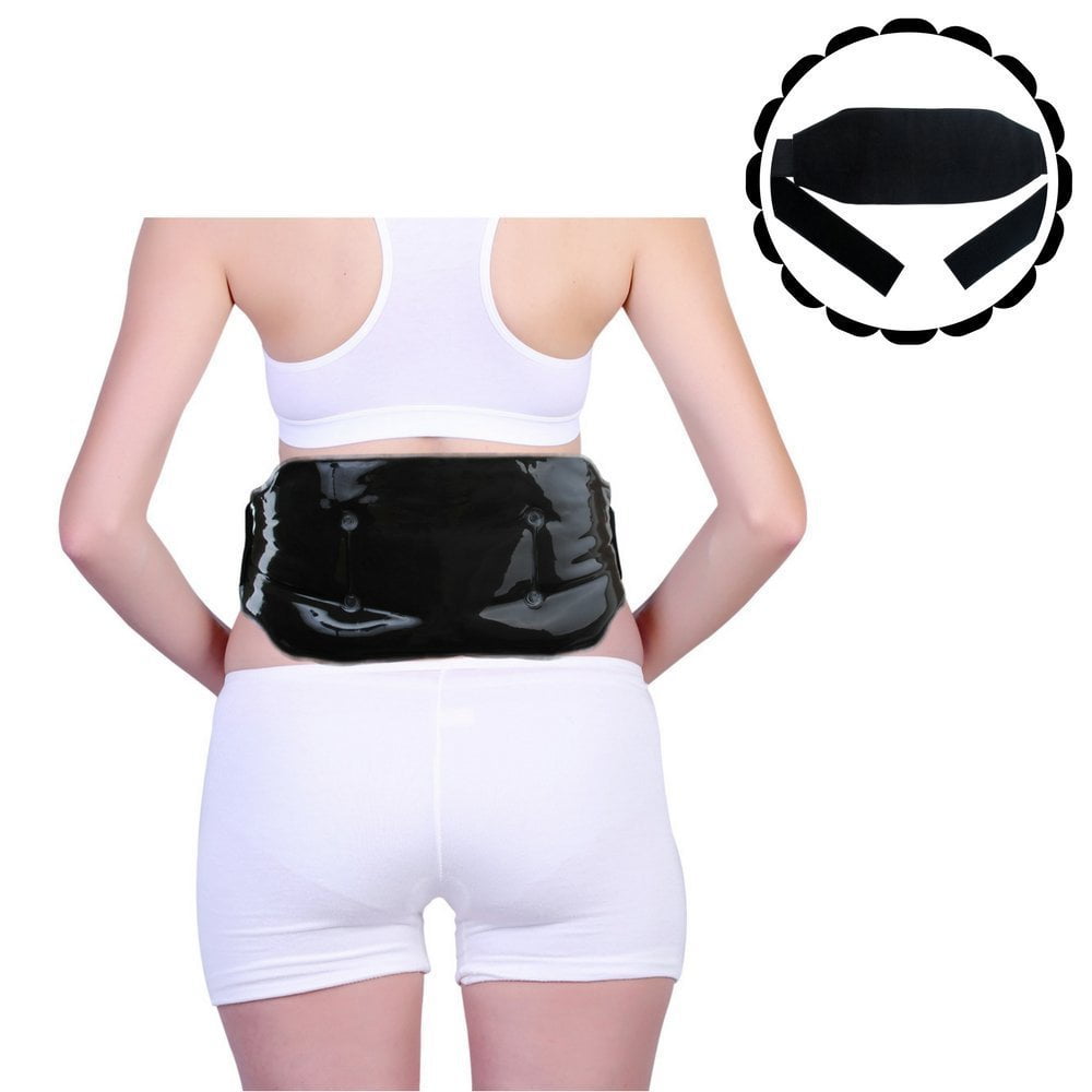 Hot Cold Clay Ice Pack Belt for Therapy and Injuries by FOMI Care Lower Back & Knee Pain Relief