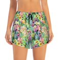 thumbnail image 6 of Rocae Blooming Cactus for Women's Athletic Shorts Quick Dry Workout Hiking Shorts With Pockets for Running, Yoga, Gym, Sports Medium, 6 of 9