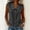 Dark Gray, variant on Yertdoel Sleeveless Tops for Women Solid Color Lapel Linen Loose Fit Button Down Shirts Summer Casual Lightweight Soft Comfy Work Blouse