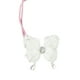 thumbnail image 1 of Shinny Rhinestone Appliques Tassel 3d Handmade Craft Letin Bag Bagsel Pense (Butterflya) White, 1 of 9